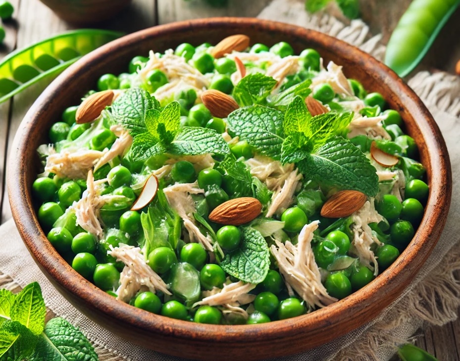 Spring Pea & Mint Chicken Salad recipe photo